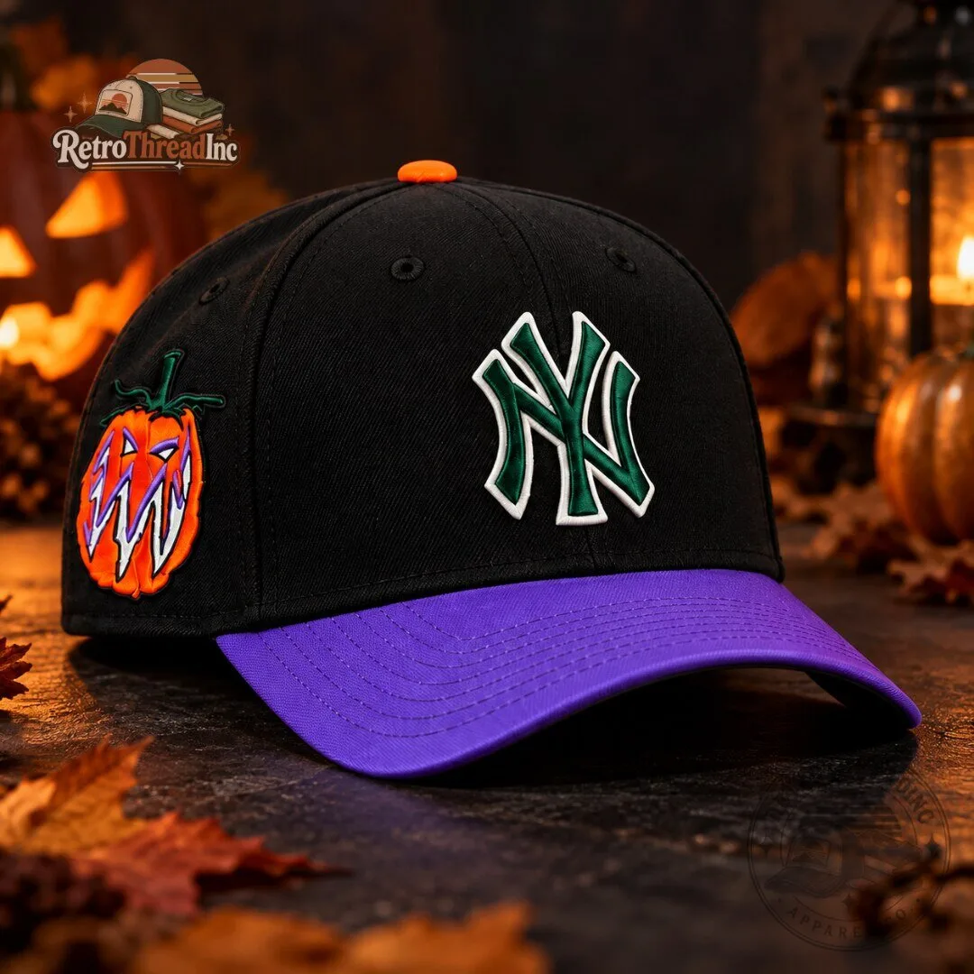 New York Yankees Halloween Pumpkin New Era 9FORTY A Frame Hat 2026
