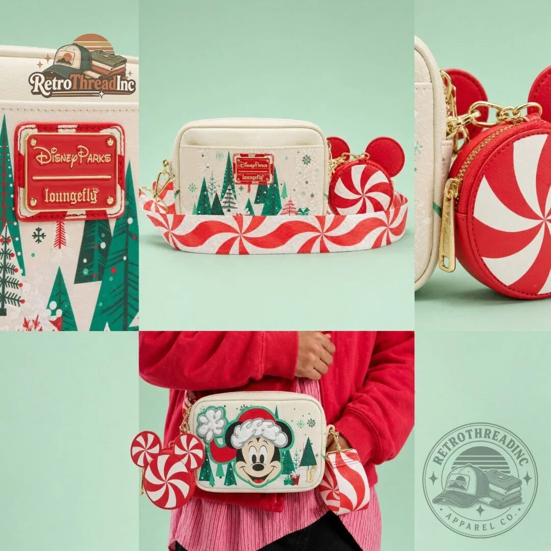 Disney Parks x Loungefly Mickey Mouse Christmas Peppermint
